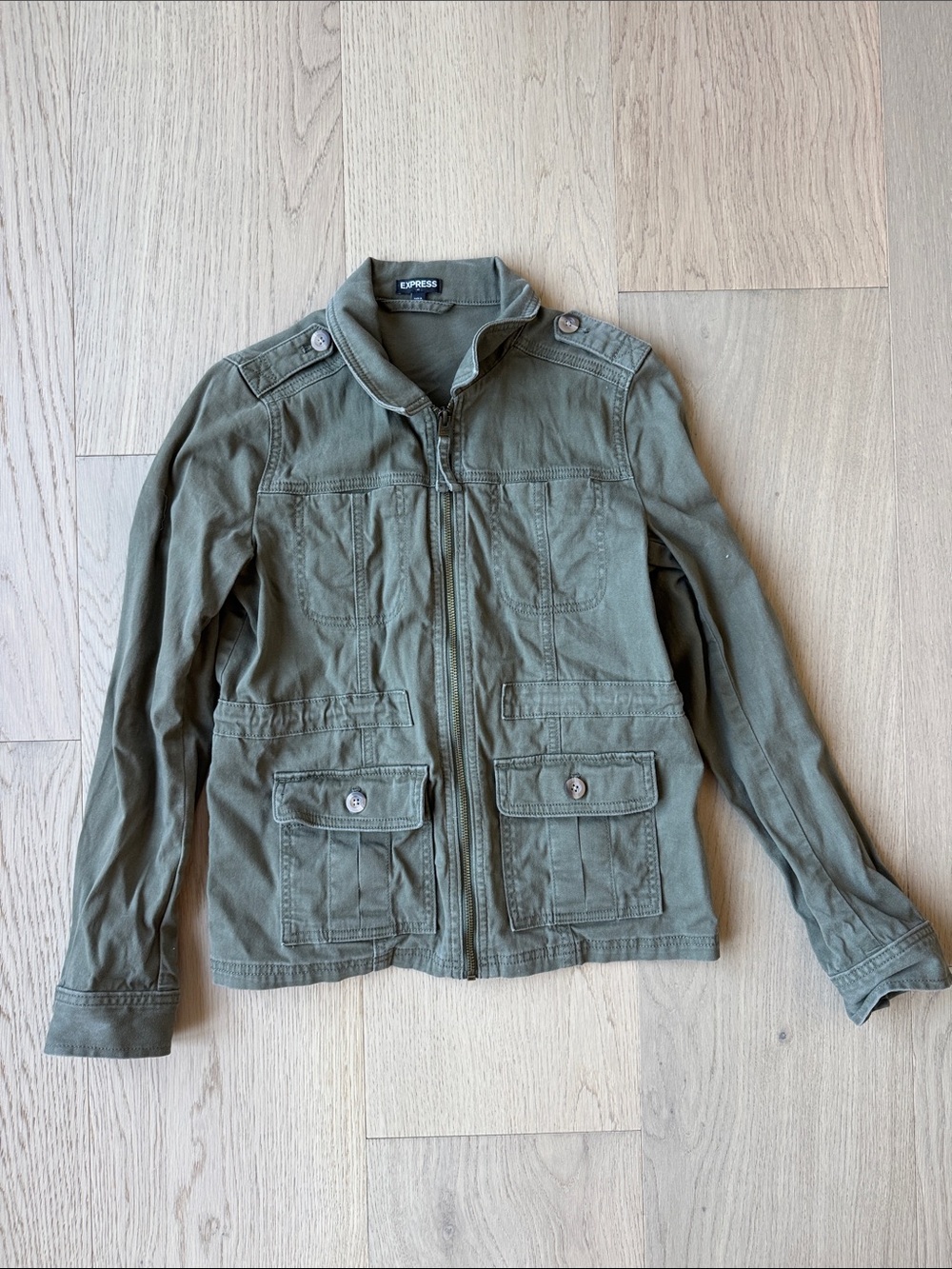 Express Utility Jacket Women’s XS Olive Green